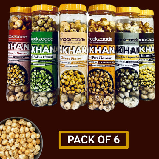Roasted Makhana Combo ( PACK OF 6 )